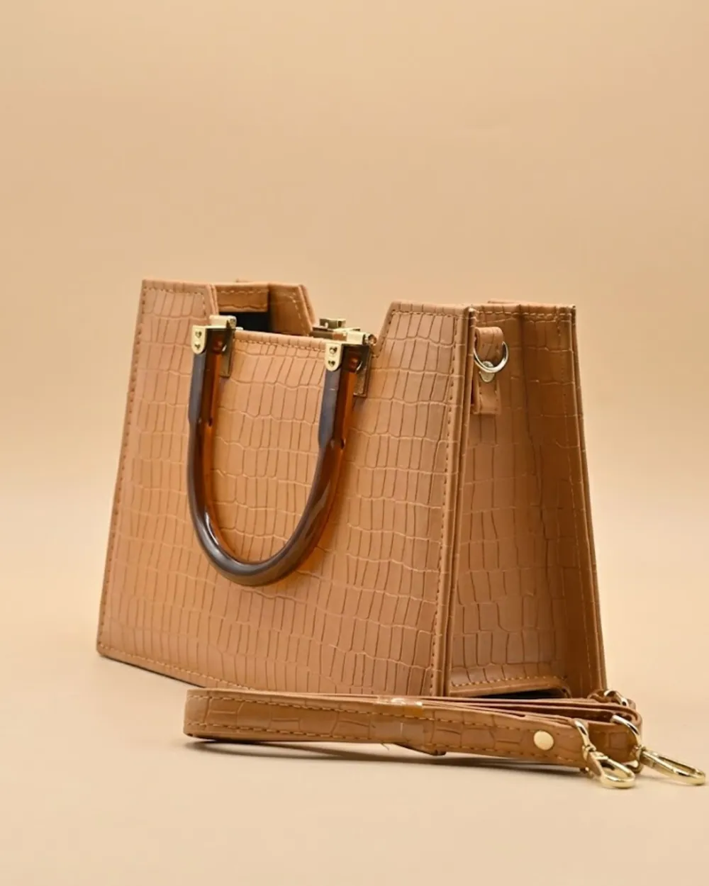 Atek - Cross Body Bag - Brown, view 1