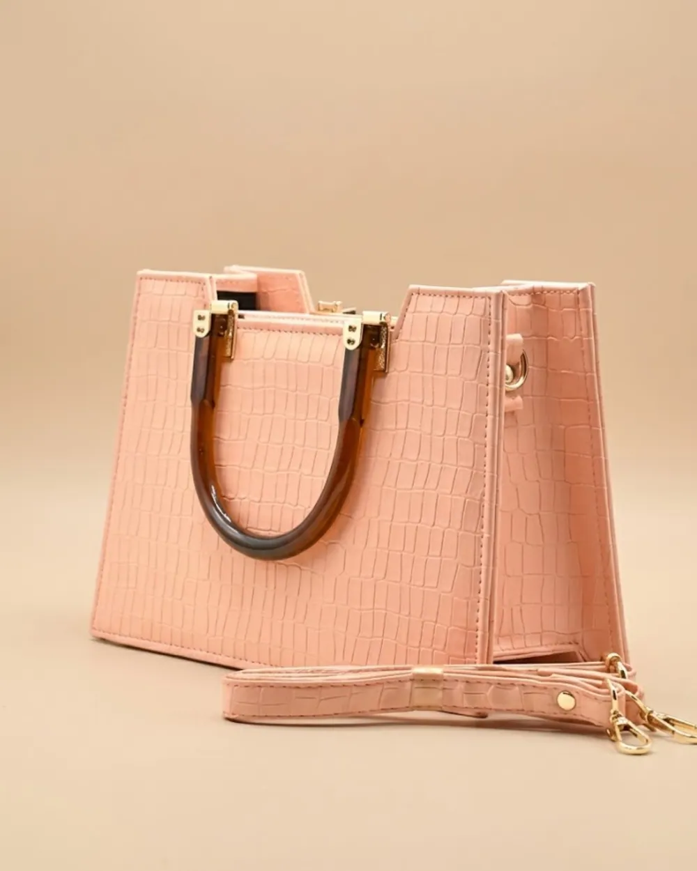 Atek - Cross Body Bag - Peach, view 1