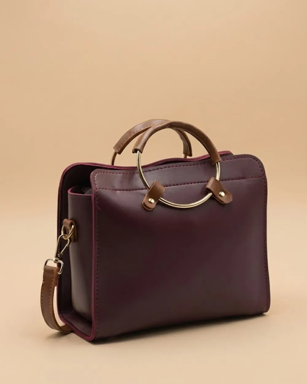 Aurae Crossbody Bag - Maroon, view 1