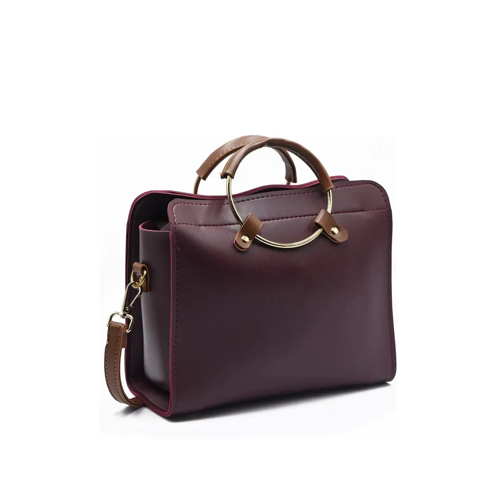Aurae Crossbody Bag - Maroon, view 2