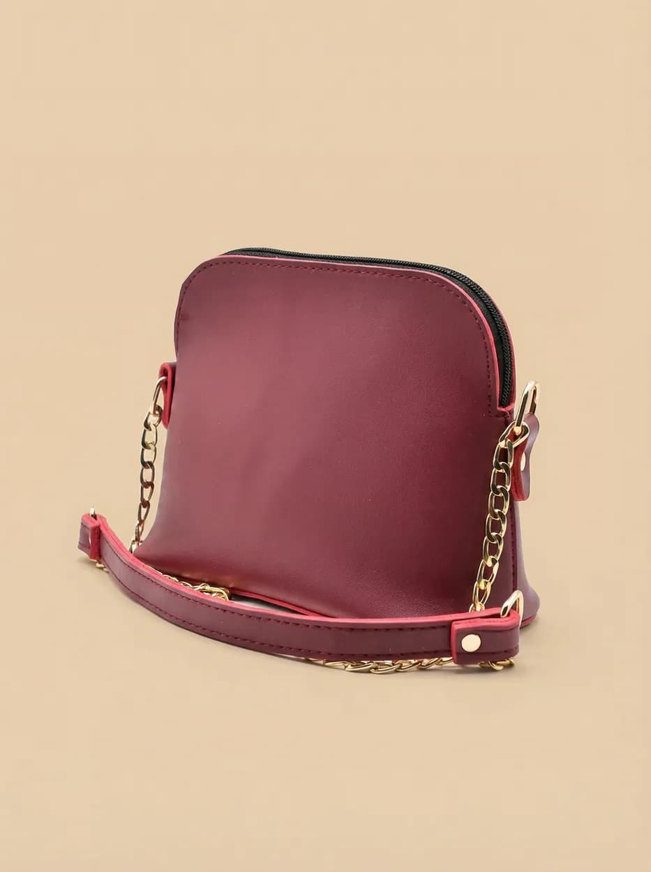 Christ crossbody chain Hand Bag - Mehroon, view 1