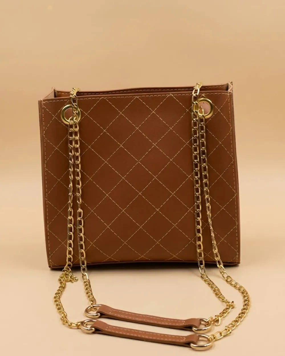 Regalia long chain crossbody Bag - Tang, view 1