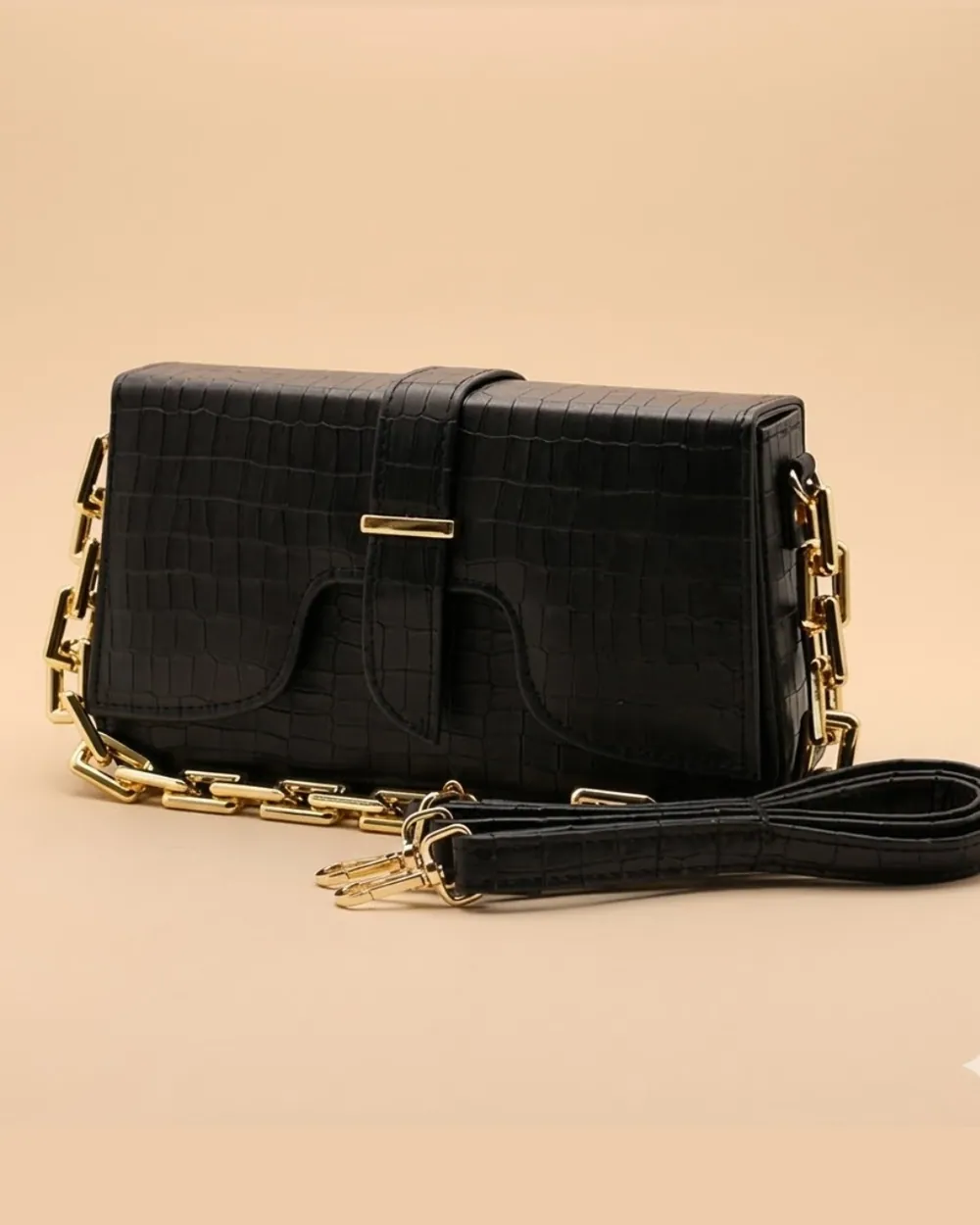 Sling Crossbody Bag - Black, view 1