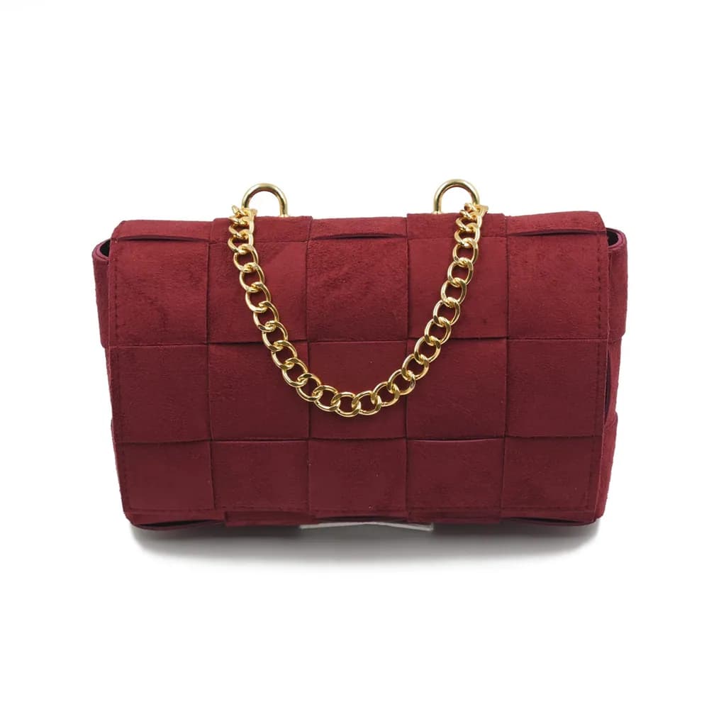 Verita Crossbody Bag - Maroon, view 2