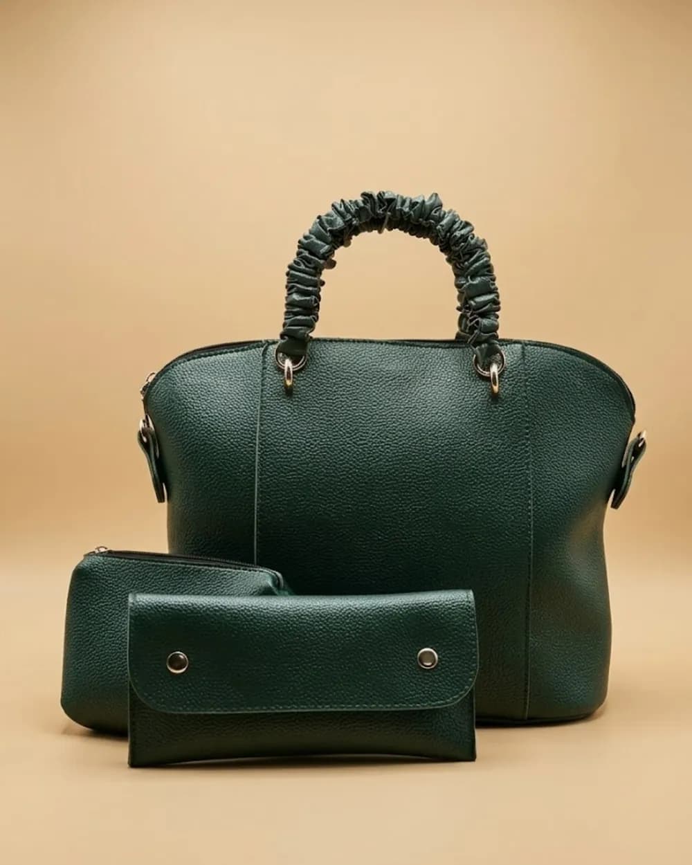 3 Piece Alora Tote Bag - Olive Green, view 1
