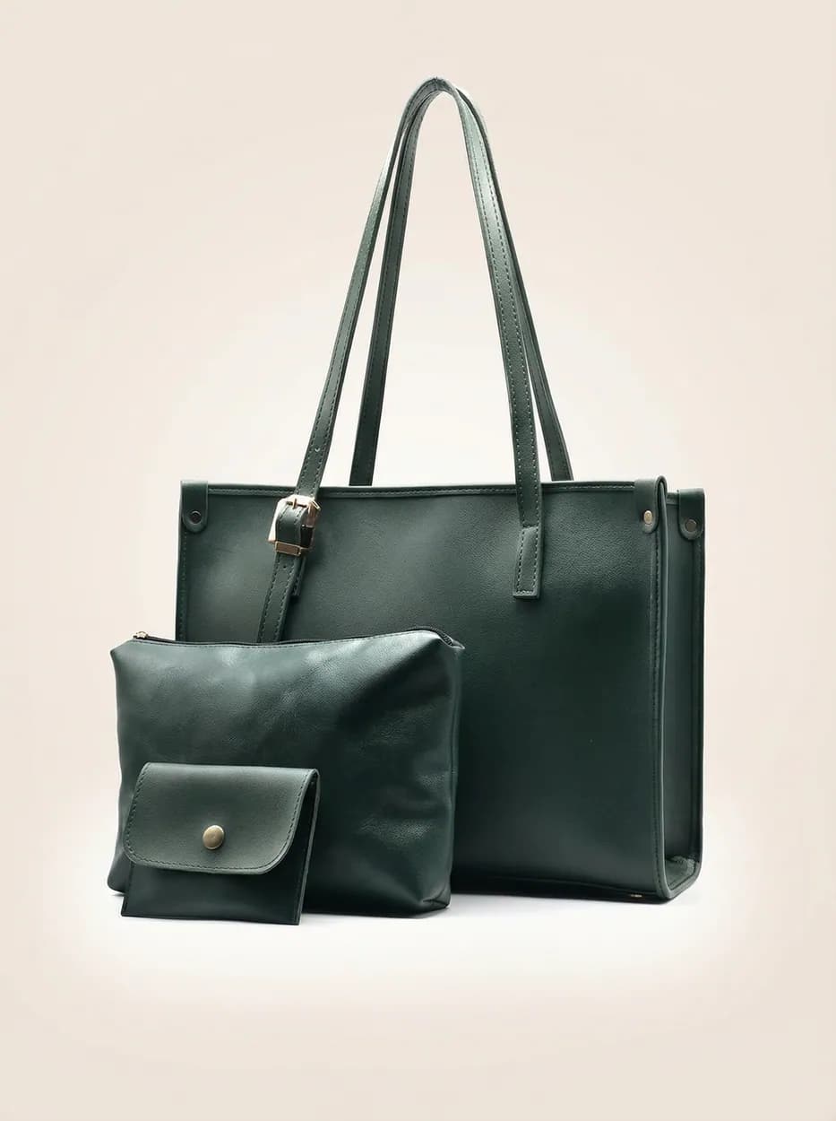 Aprik - Hand Bag - Greenish, view 1