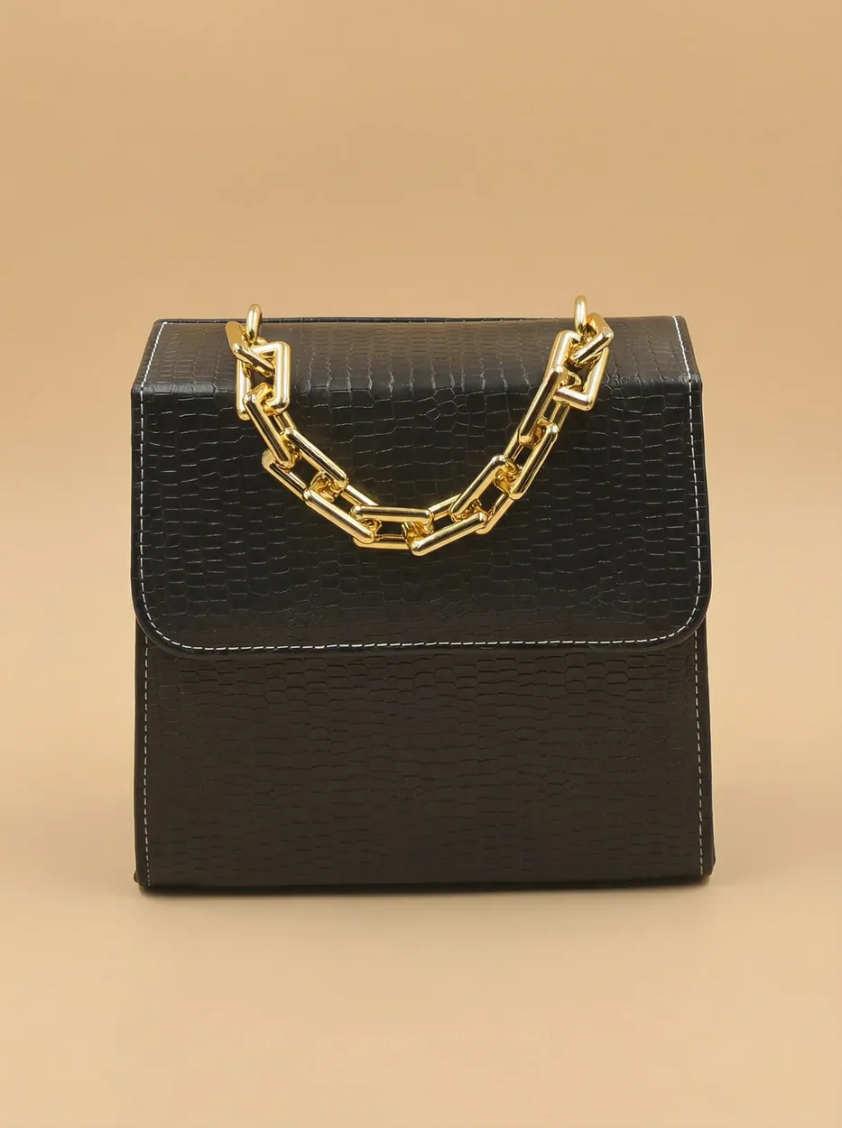 Clasique Handbag - Black, view 1