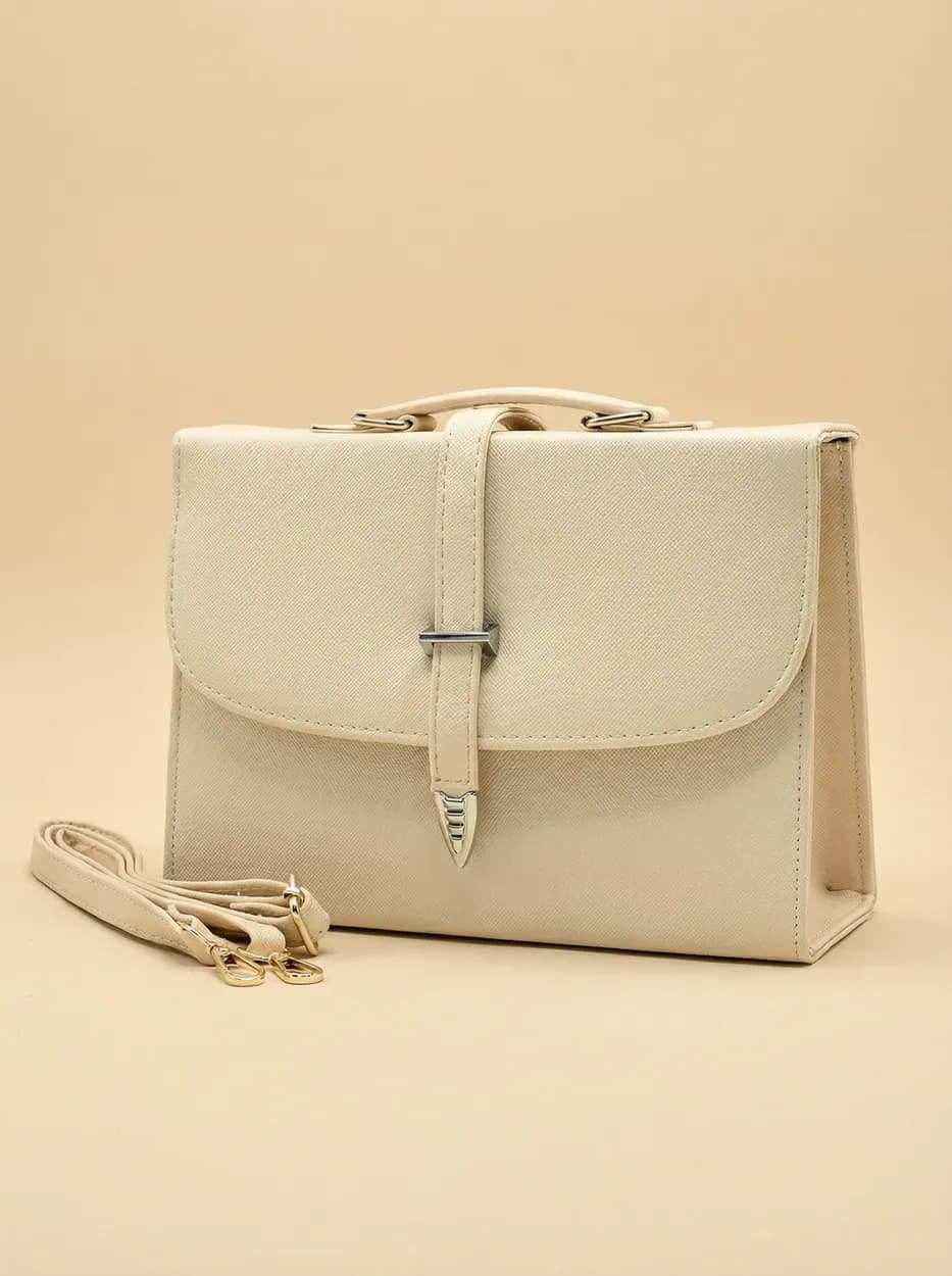 Classic Square Top Handle Bag - Skin, view 1