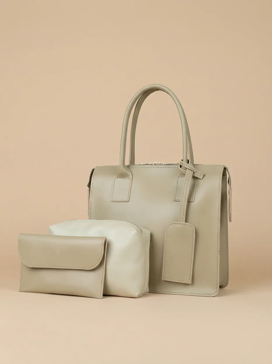 Clever set of 3 Bag Beige, view 1