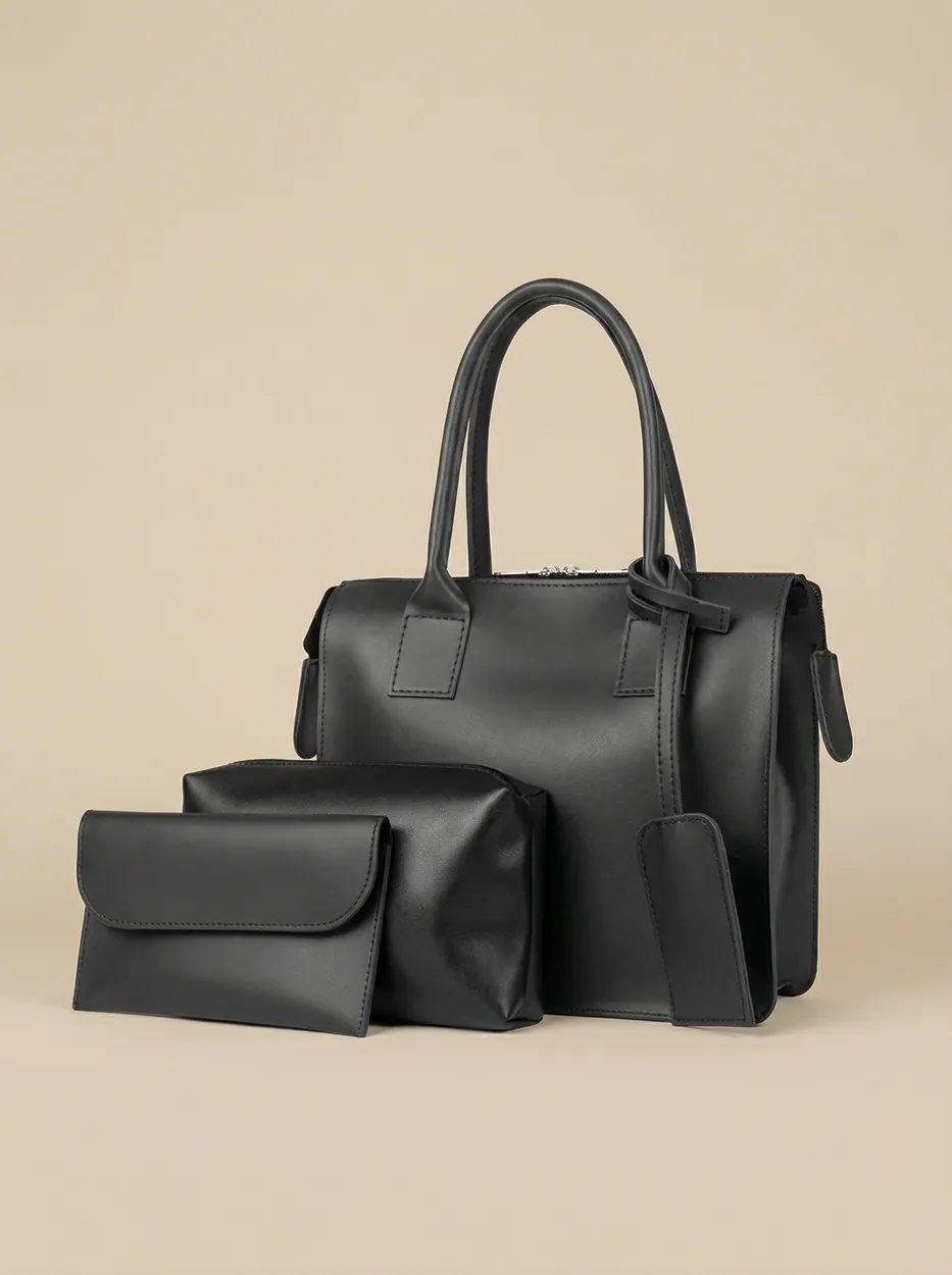 Clever set of 3 Bag Black, view 1