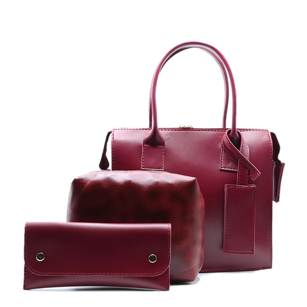 Clever set of 3 Bag Maroon, view 2