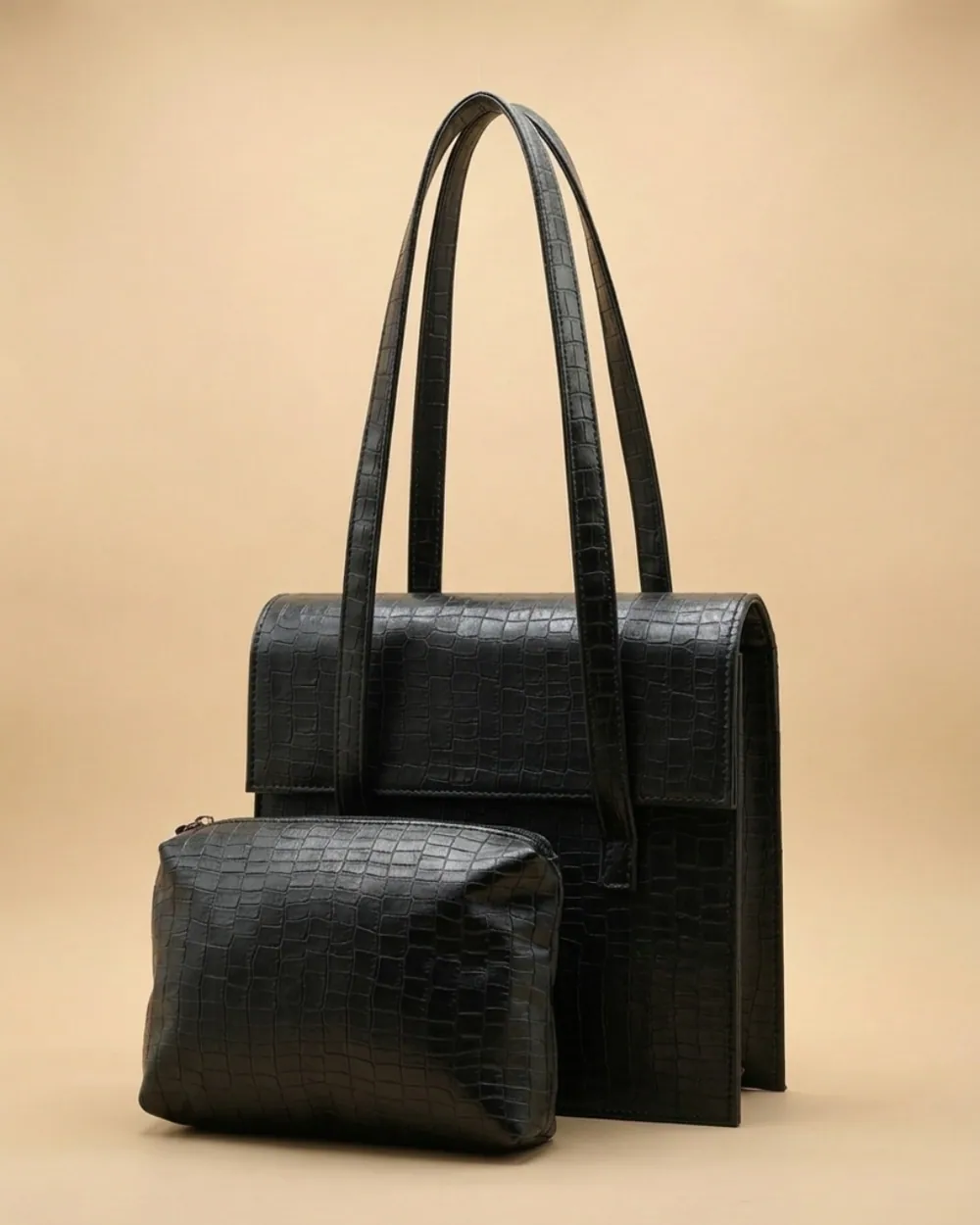 Demin Bag - Black, view 1