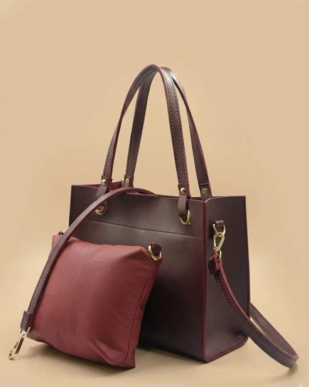 Mystique Handbag - Maroon, view 1
