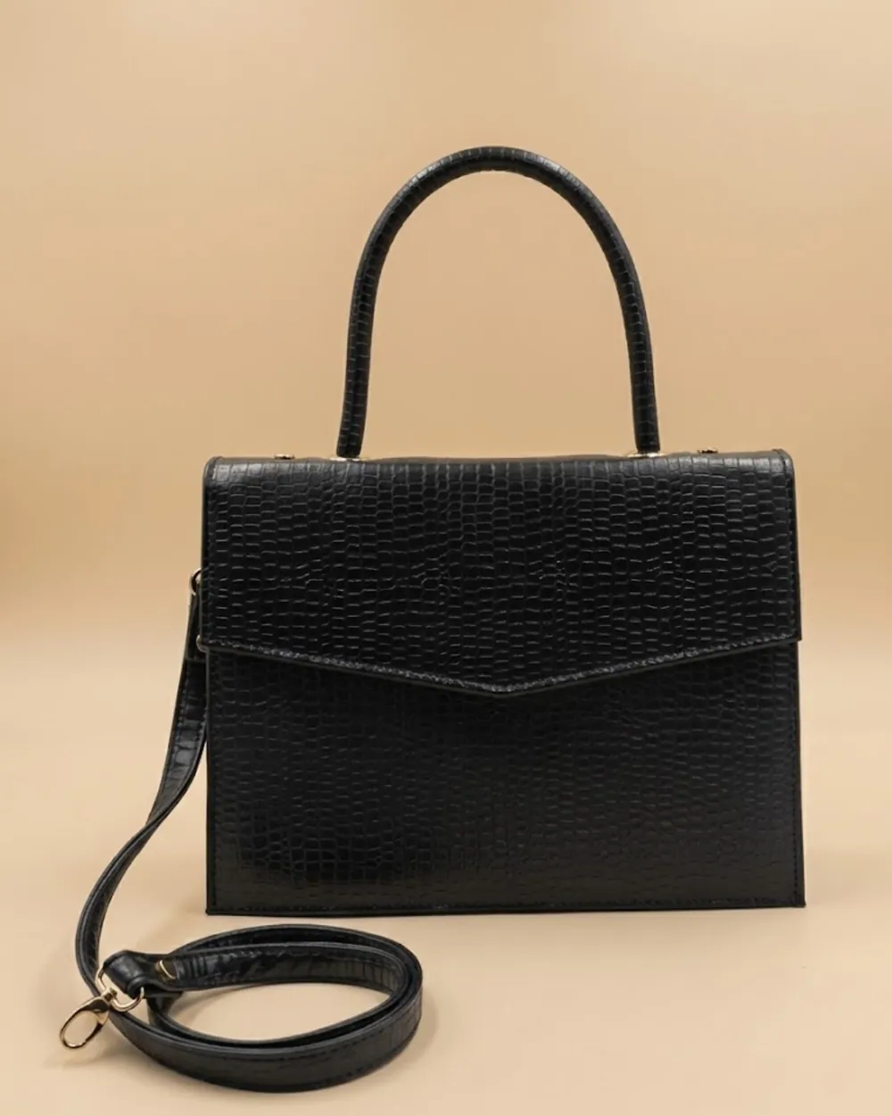 Statique Handbag For Women - Black, view 1