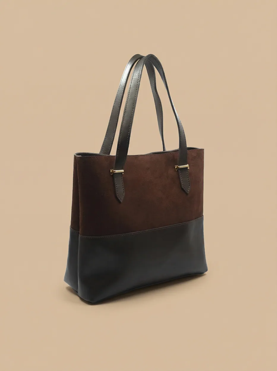ClassiCarry Tote Bag - Dark Brown, view 1