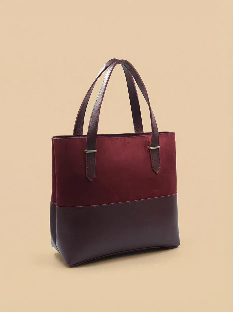 ClassiCarry Tote Bag - Maroon, view 1