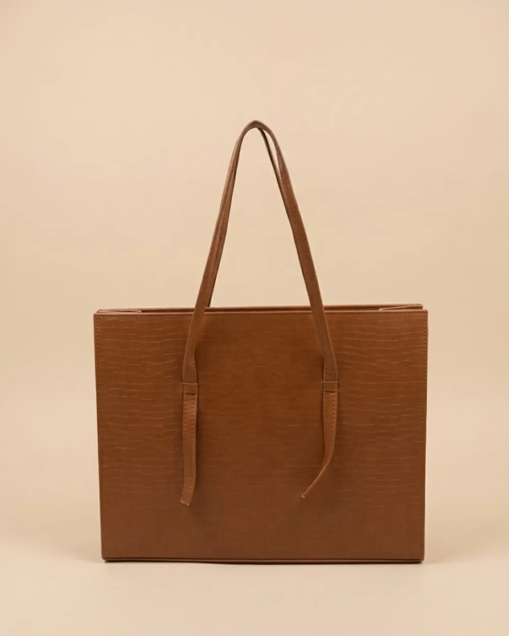 Trendiq Large Capacity Handbag - Brown, view 1